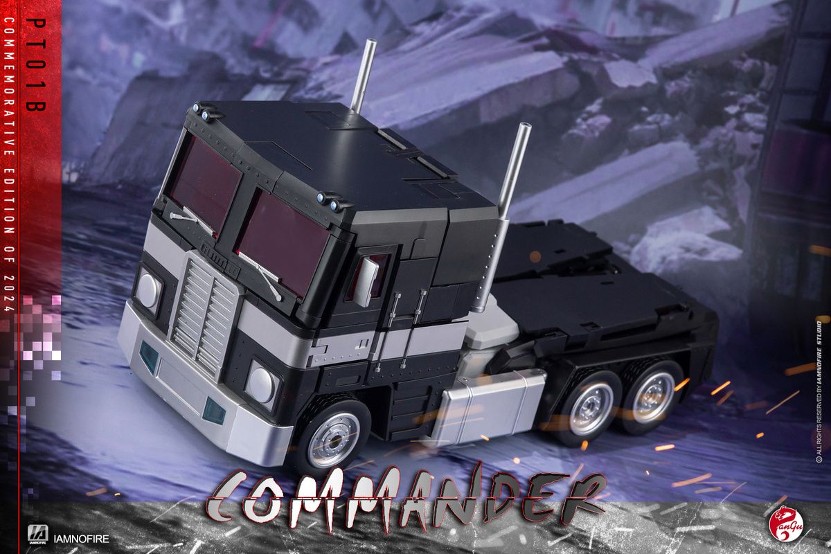 Optimus Prime Enlarged Rubik's Cube 2.0 Big Column Dark Black PT01B Transform G1 Animation Toy