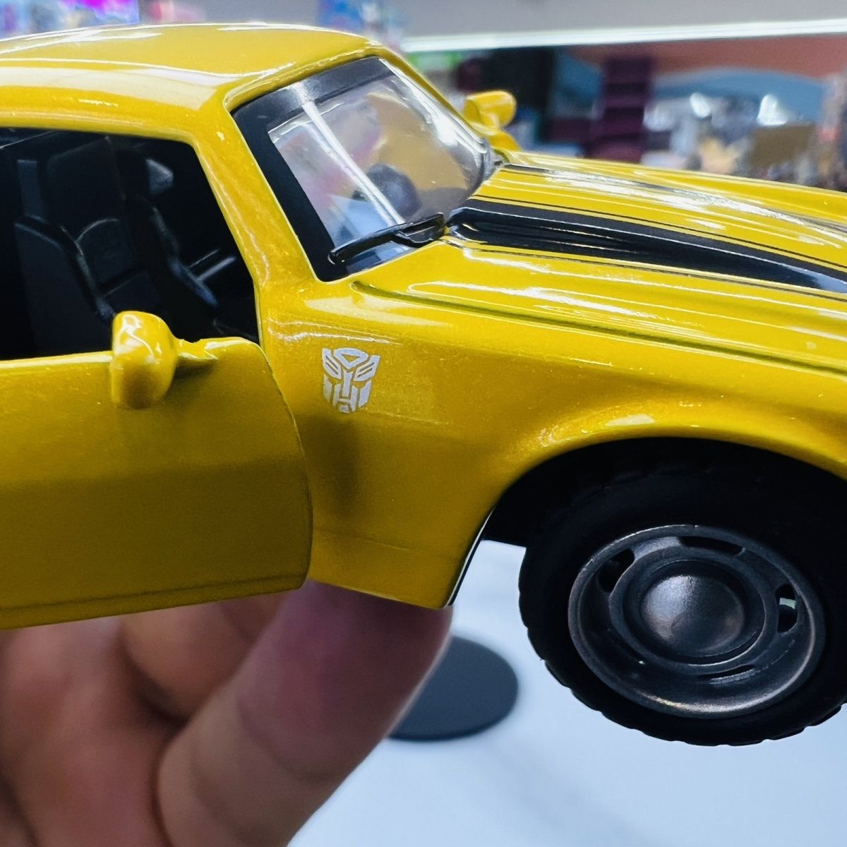 Transformers Alloy Car Bumblebee Optimus Prime Car Model Alloy Toy Children Swing Back Force