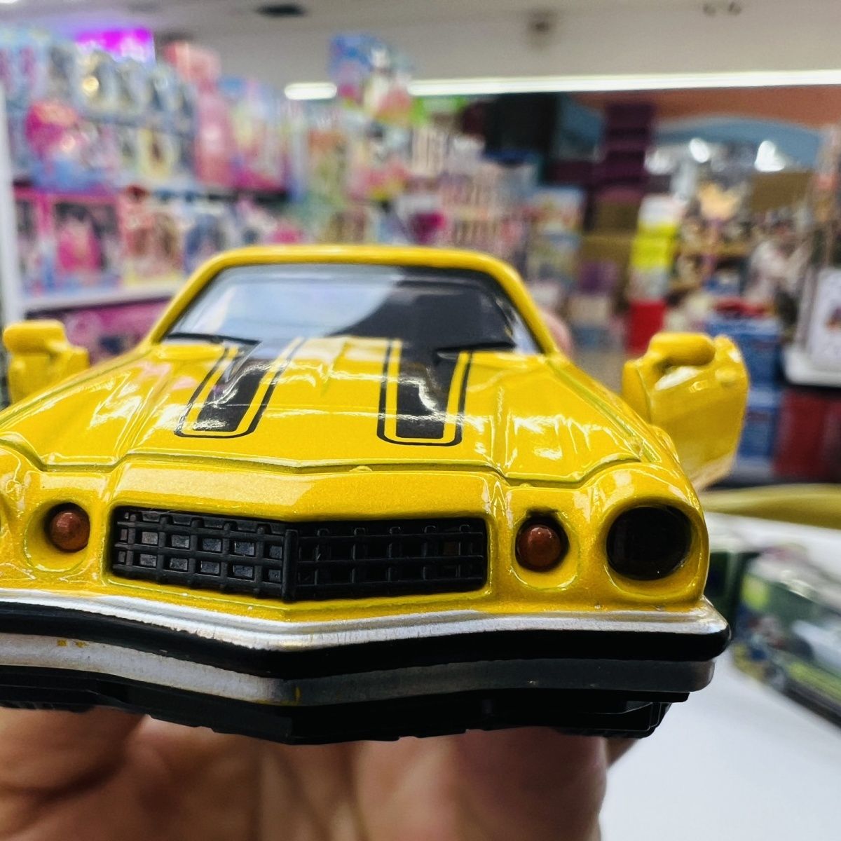 Transformers Alloy Car Bumblebee Optimus Prime Car Model Alloy Toy Children Swing Back Force