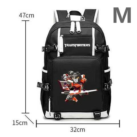Transformers School Bag Car Optimus Prime Bumblebee Peripherals Anime Men's and Women's Backpacks