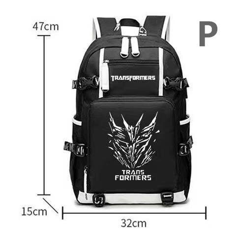 Transformers School Bag Car Optimus Prime Bumblebee Peripherals Anime Men's and Women's Backpacks
