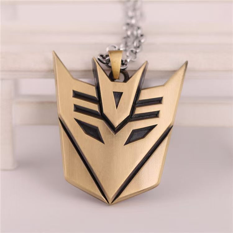 Transformers keychain peripheral Optimus Prime necklace movie accessories jewelry pendant