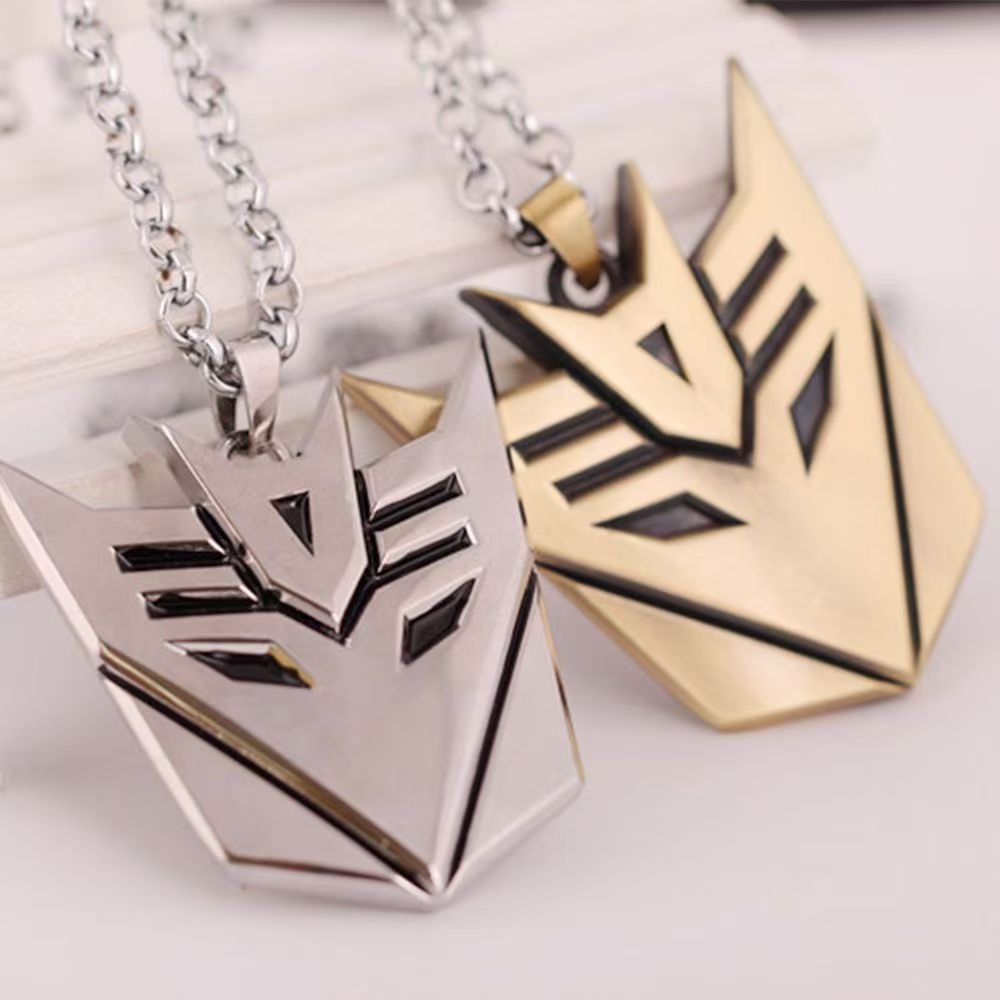 Transformers keychain peripheral Optimus Prime necklace movie accessories jewelry pendant