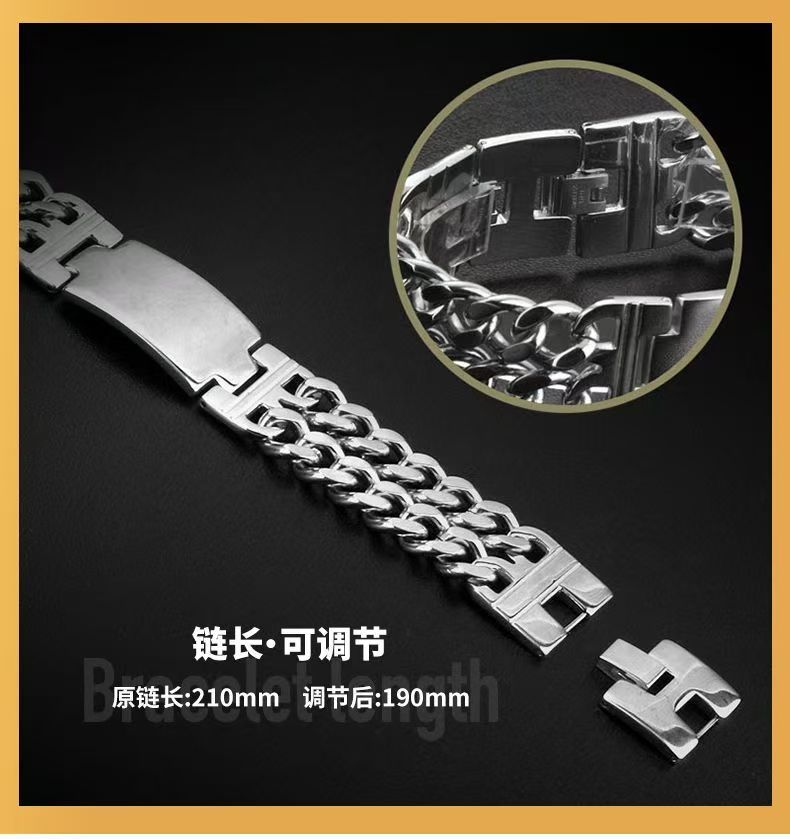 Transformers-themed bracelets, powerful metal material wristbands, titanium steel bracelets, laser-engraved titanium steel