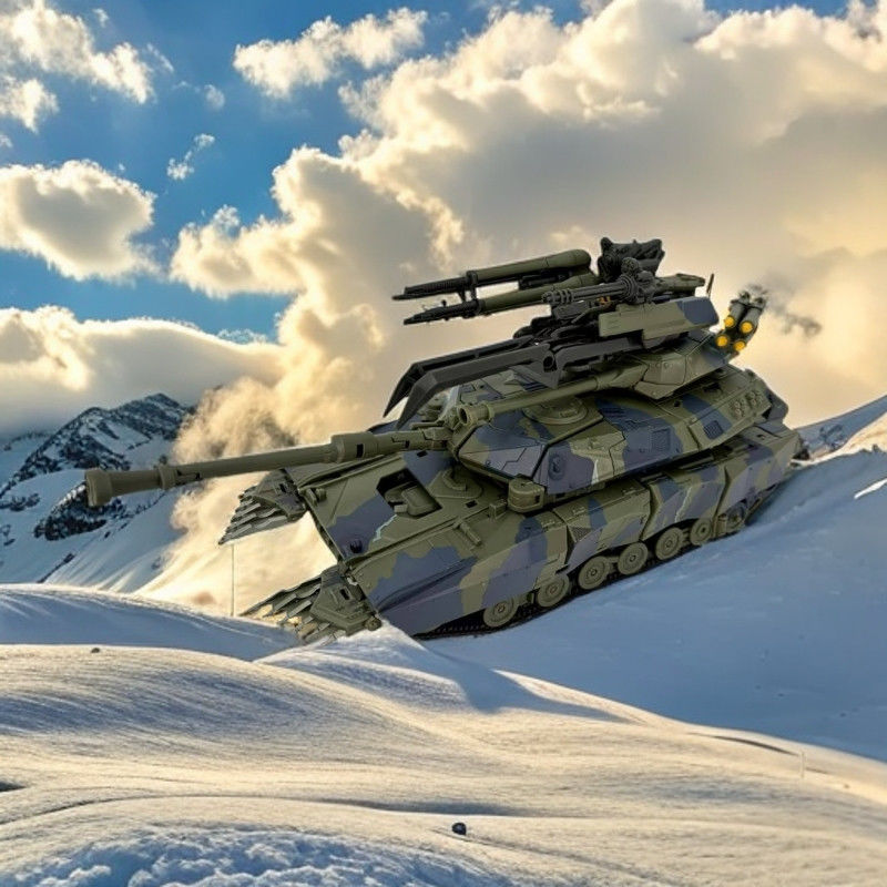 TRANSFORMERS MMP15 NOISY ORIGINAL LARGE VERSION TANK 23CM*26CM