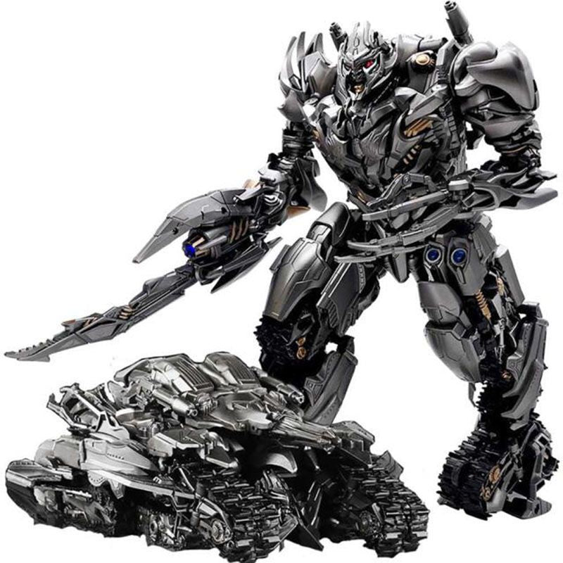 Enlarged alloy version of the LS-06 tank Megatron movie transforming toy model
