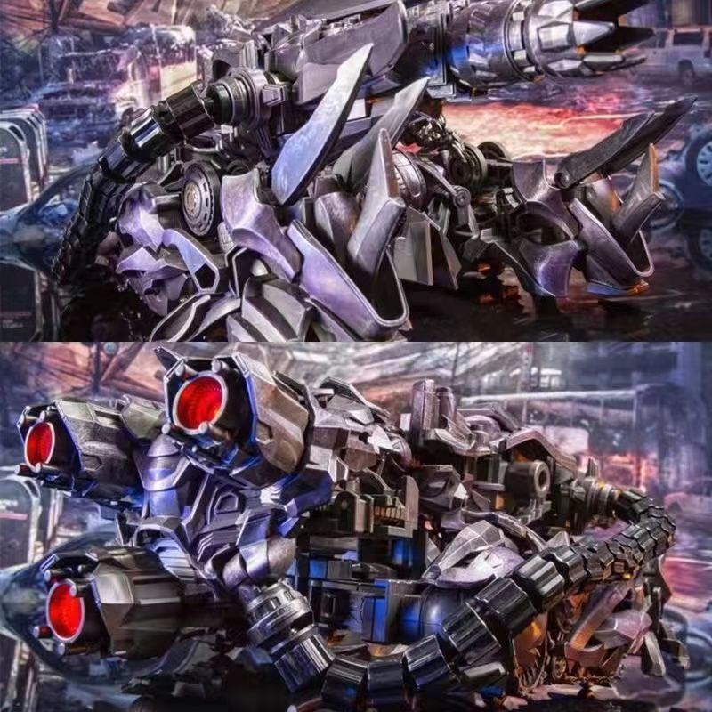 ZS01 Alloy Shockwave Transforming Robot Toy