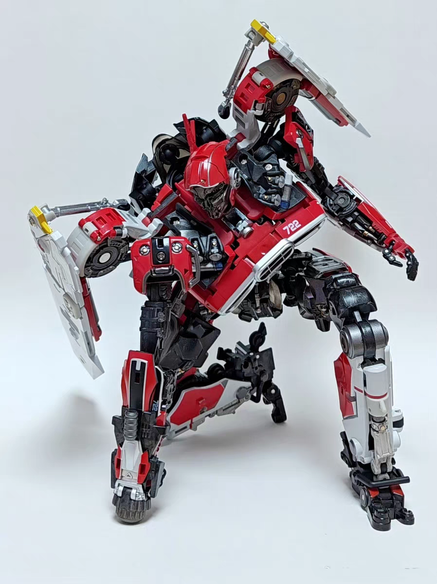 MG G05 Shatter Meta Gate Triple ChangerFighter Car Red Phantom Transformation Toy