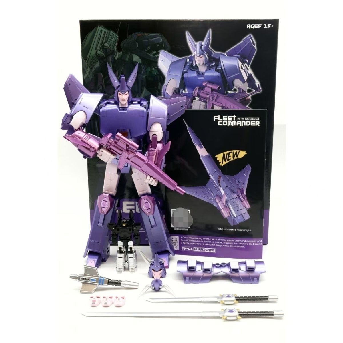 MH-01 Hurricane Cyclonus FT Transforming Model Aircraft