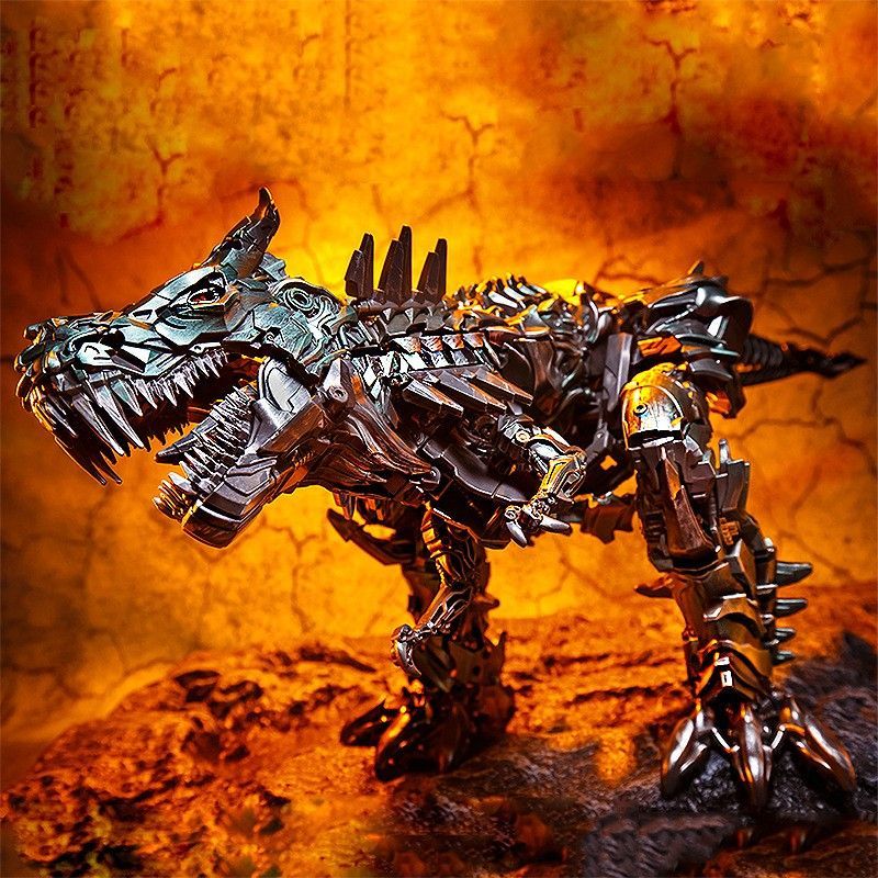HMK-04 / LS05  Transforming Toy HMK-04 Movie Alloy Large Version Dinosaur LS05 Grimlock Tyrannosaurus Rex