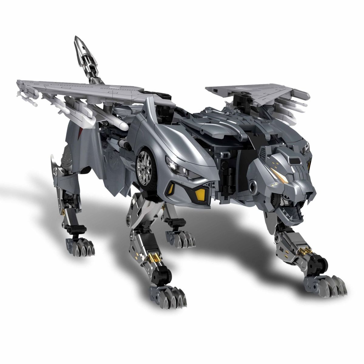 Cang Wan Ge Bian Chuang Ji Shadow Hunter J16 Triple Change Mecha Standard Edition Shadow Leopard Aircraft Model