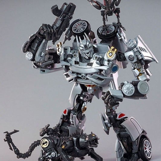 MH-02 Movie Version Soundwave with Robot Dog Laser Bird Transforming Toy  Mercedes Benz sports car