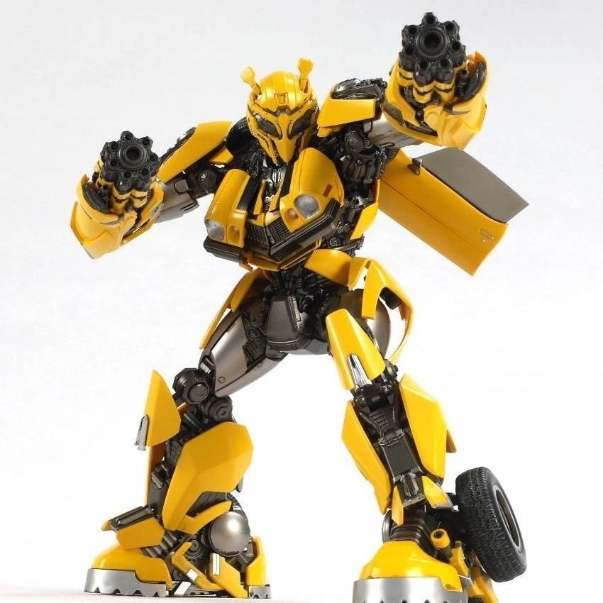 MD003 Bumblebee Transforming Toy Robot Figure, Movie-Scale 7 DLX Proportional Alloy Skeleton with Articulation