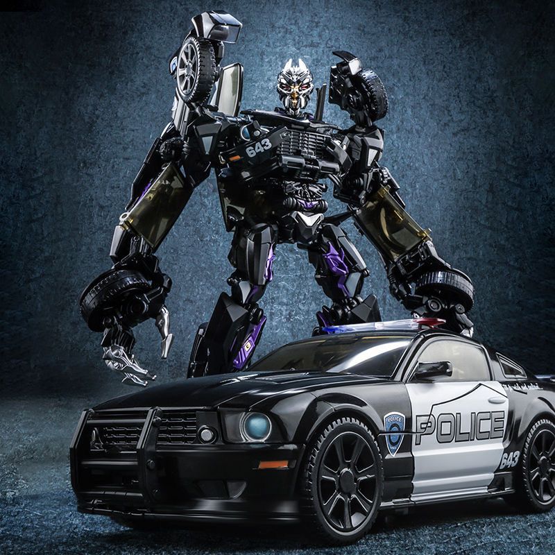 XP15 Barricade Robot Figure Transformers Boy Kids Alloy Model Toy Transforming Toy Car