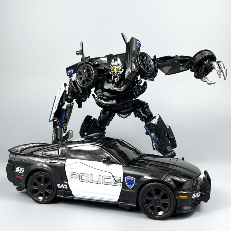 XP15 Barricade Robot Figure Transformers Boy Kids Alloy Model Toy Transforming Toy Car