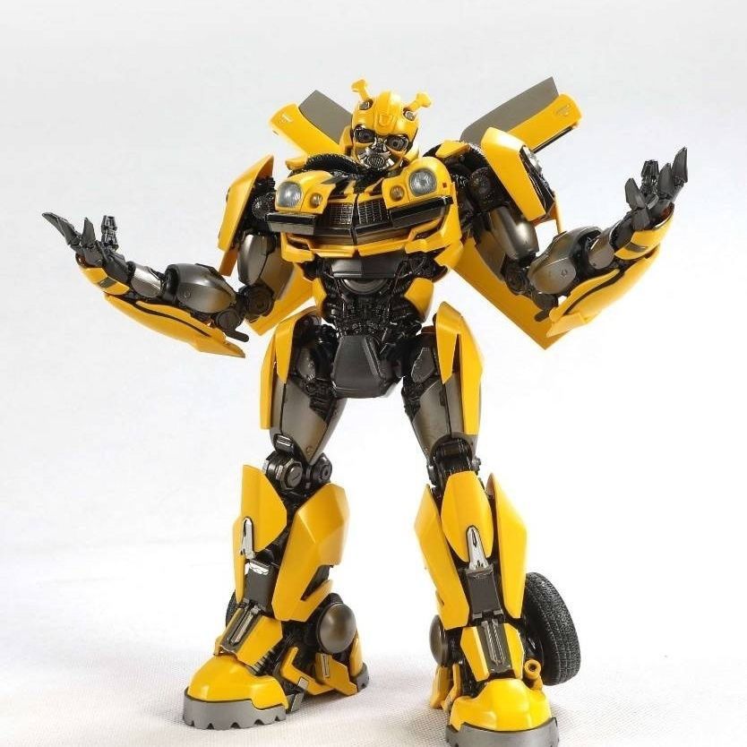 MD003 Bumblebee Transforming Toy Robot Figure, Movie-Scale 7 DLX Proportional Alloy Skeleton with Articulation