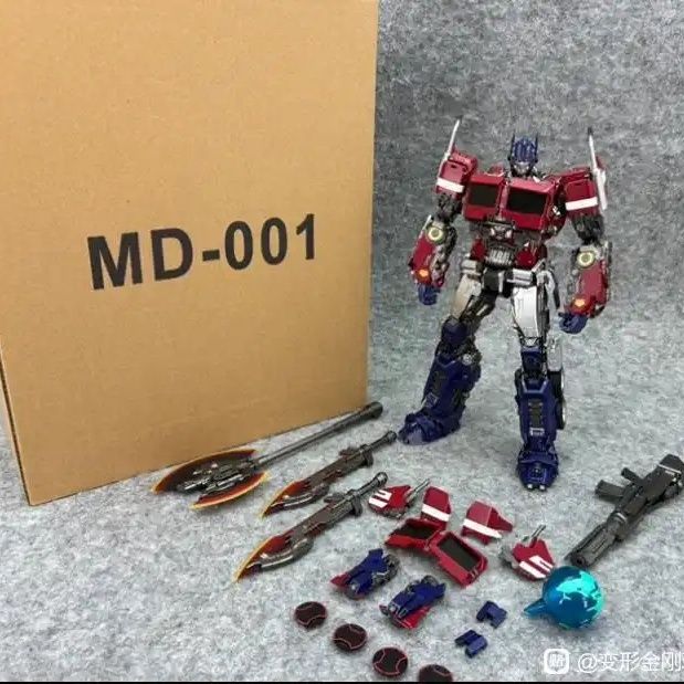 MD-001 Gaiden Pillar Upgraded Optimus Leader Alloy Finished Immutable DLX Ratio