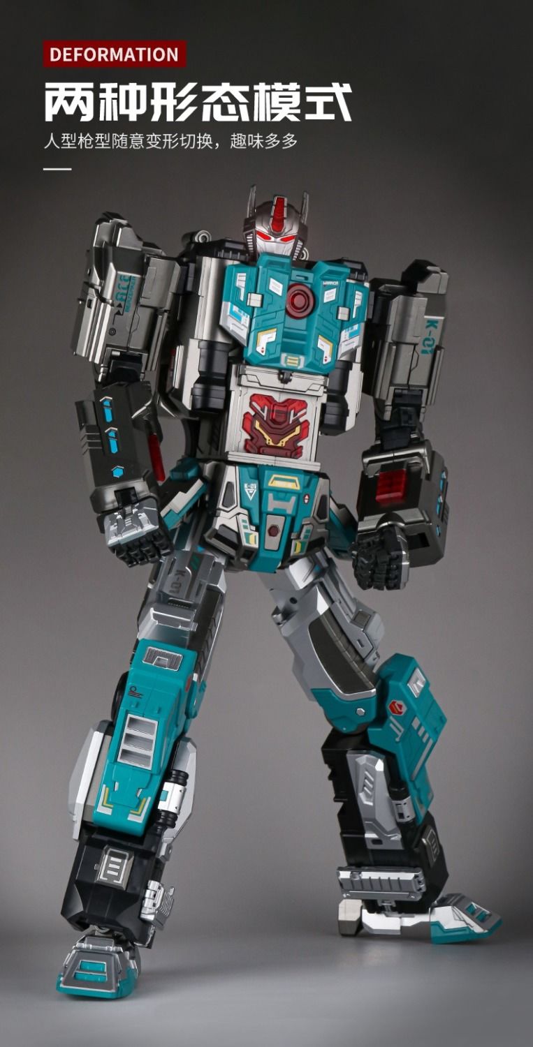 NBK In-Stock Original Sniper Rifle Big Sniper Judicator Transforming Robot Soft Bullet Launching Toy