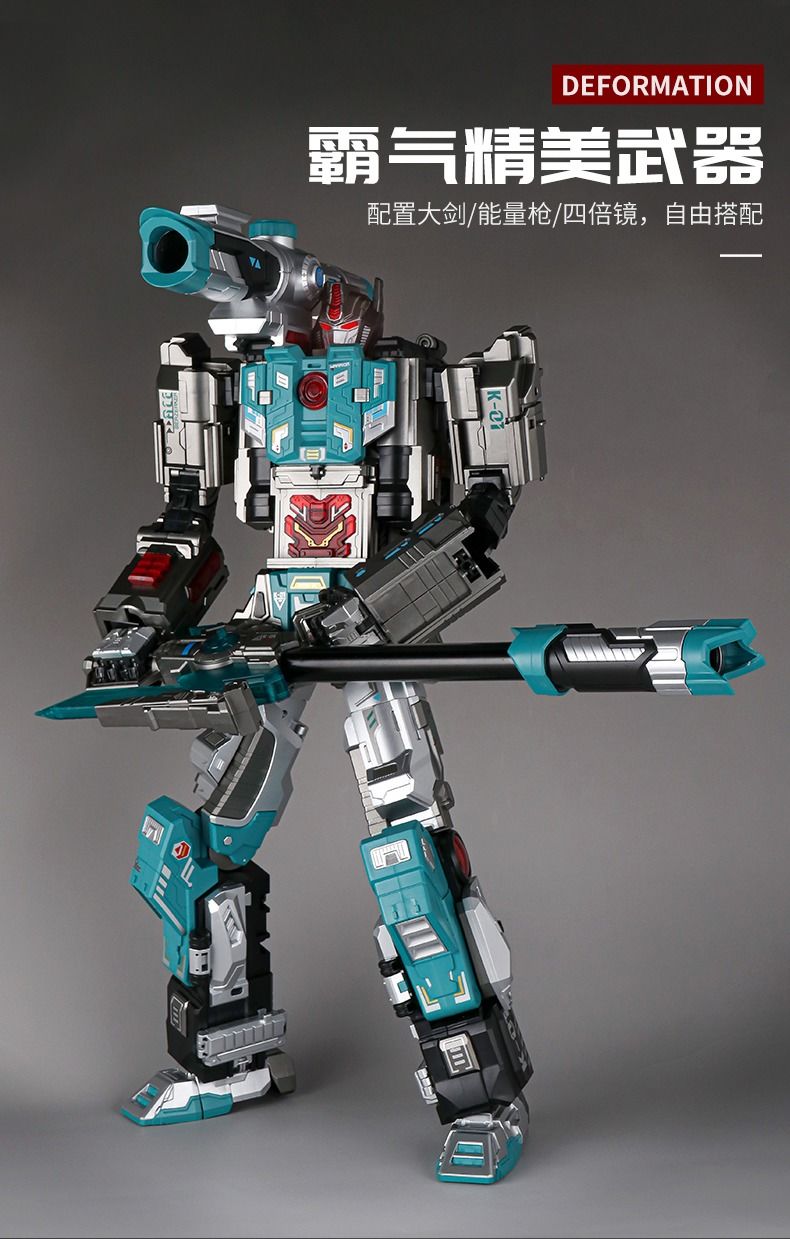 NBK In-Stock Original Sniper Rifle Big Sniper Judicator Transforming Robot Soft Bullet Launching Toy