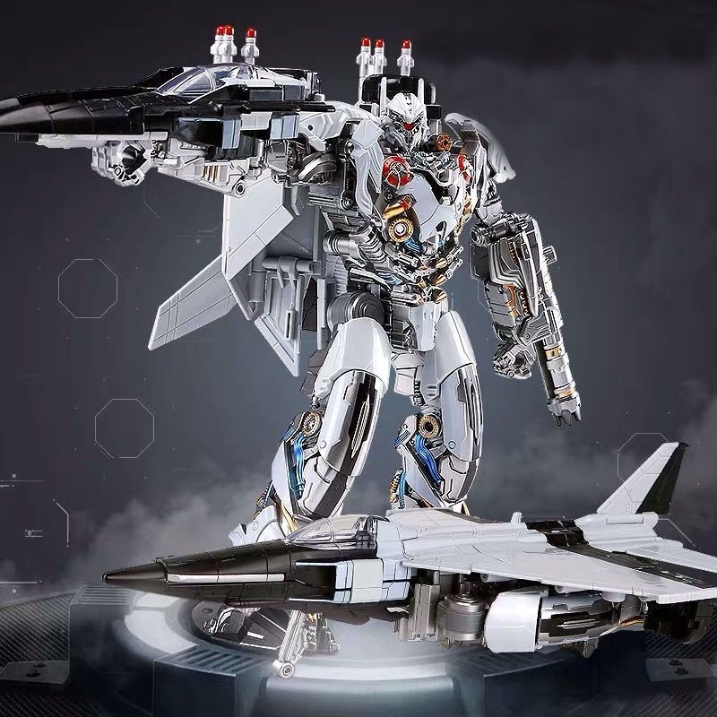 【Alloy Texture】LS01 Nitrogen Deformation Toy Zeus Model Enlargement Alloy Ghost Fighter Aircraft