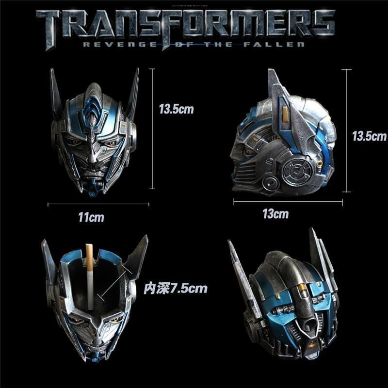 【Great Touch】Creative New Transformers Optimus Prime Large Covered Fashionable Ashtray Birthday Gift