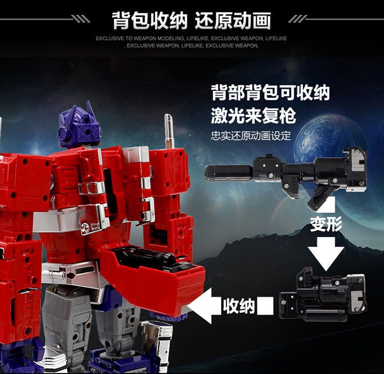 Transformable toy Optimus Prime alloy version MPP10 robot model