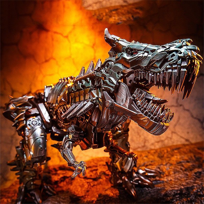HMK-04 / LS05  Transforming Toy HMK-04 Movie Alloy Large Version Dinosaur LS05 Grimlock Tyrannosaurus Rex