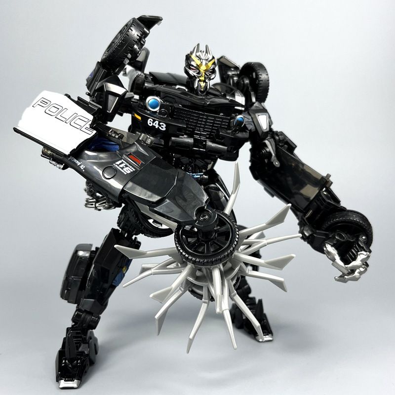 XP15 Barricade Robot Figure Transformers Boy Kids Alloy Model Toy Transforming Toy Car