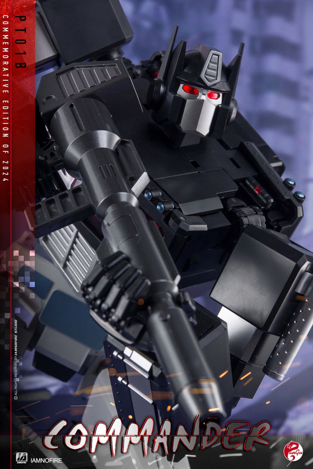 Optimus Prime Enlarged Rubik's Cube 2.0 Big Column Dark Black PT01B Transform G1 Animation Toy
