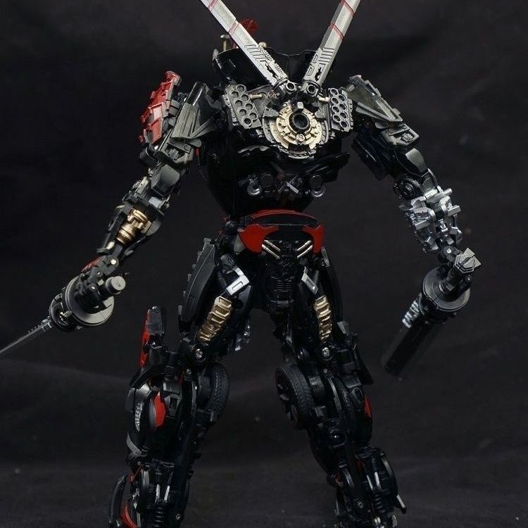 MetaGate G01B Transforming Toy Red and Black Fine Paint Triple Change Warrior MG Drift Model