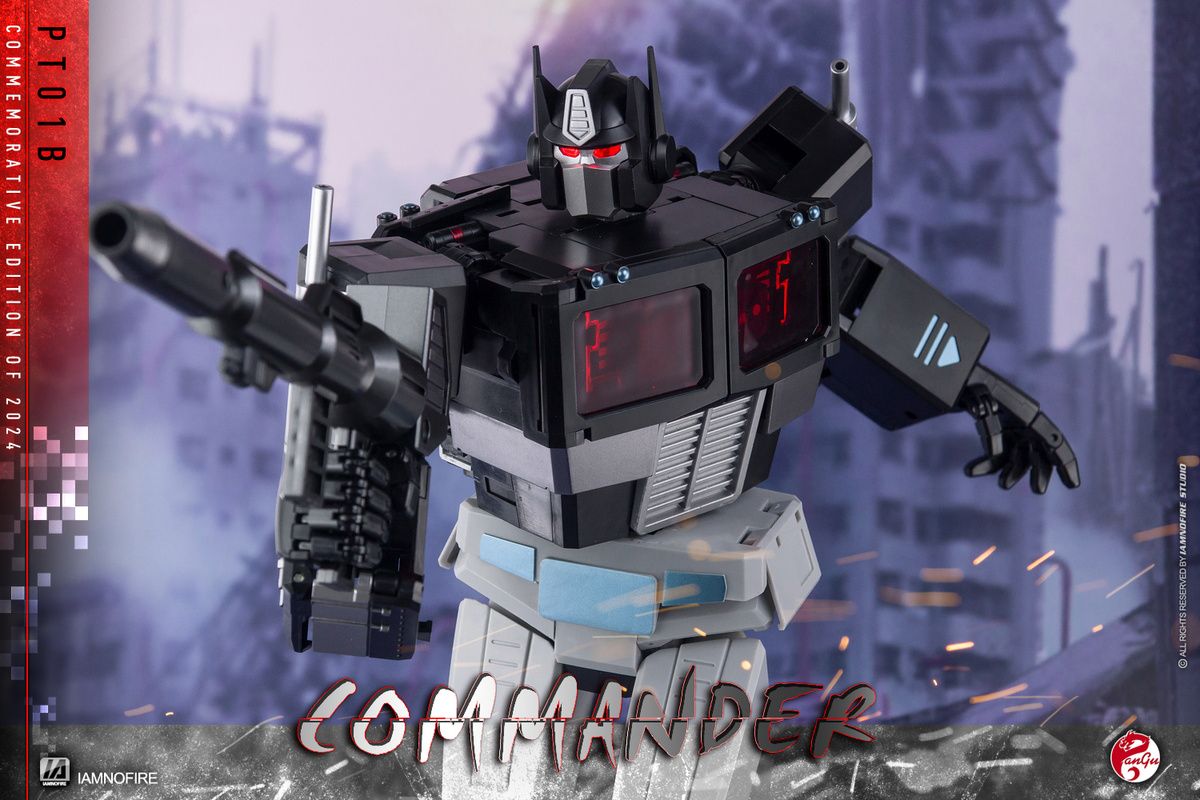 Optimus Prime Enlarged Rubik's Cube 2.0 Big Column Dark Black PT01B Transform G1 Animation Toy