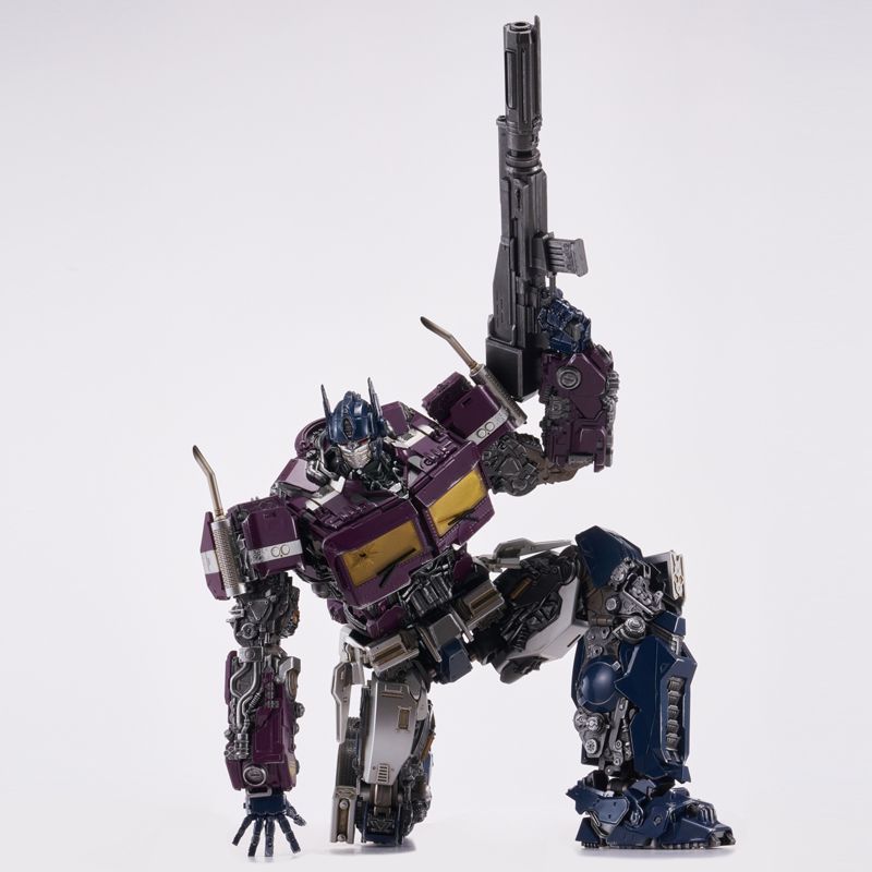MM01 Optimus Prime 4 colors deformable toy model with alloy skeleton